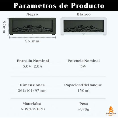 Humidificador Aromático de Chimenea